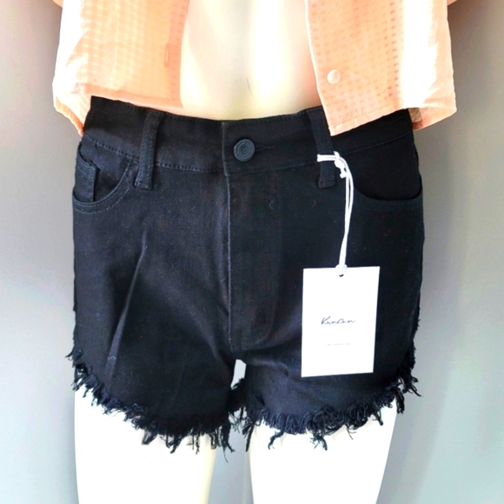 BRAND NEW! KanCan Black Boho Shorts